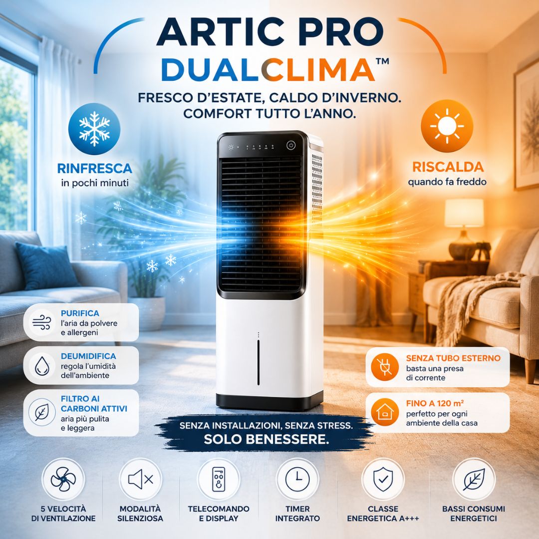 Artic Pro climatizzatore portatile senza tubo